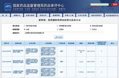 通过国家药品监督局备案